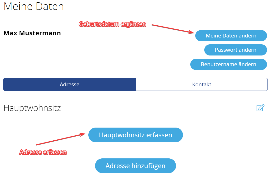 Dashboard Daten-1 vervollständigen simplr Versicherungsmakler in Karlsruhe